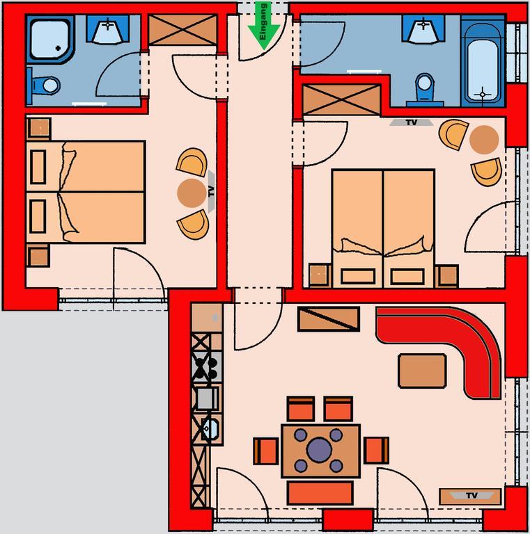 אוברגורגל Appartements Andy מראה חיצוני תמונה